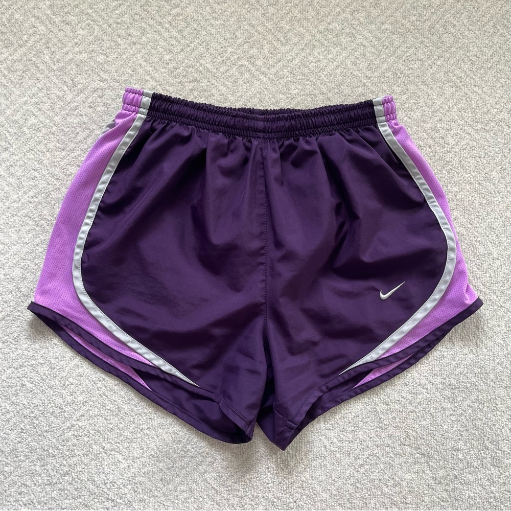 Nike Dri-Fit Tempo Running Shorts in Purple
